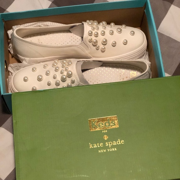 kate spade Shoes - Kate Spade by Keds Pearl Bridal Sneakers
